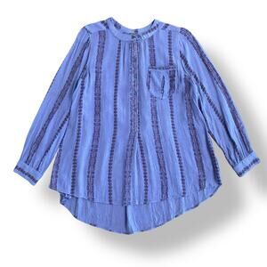 Free People Shibori Magic Mountain Mist Top‎ Womens Size XS Purple